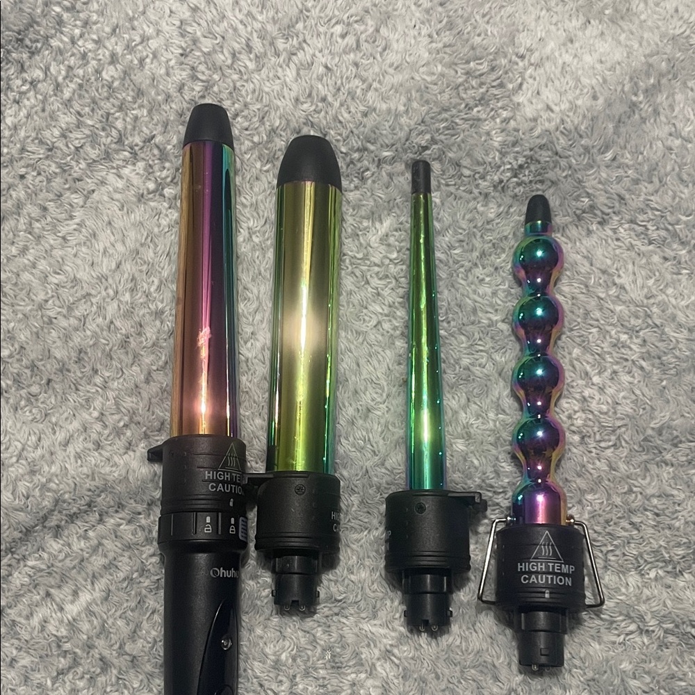 Iridescent Curling Wand Set